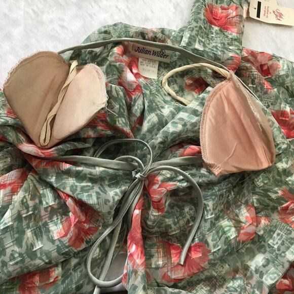 Vintage Julian Wilder Deadstock Sheer Cardigan Women's 8 Lord & Taylor USA NEW - Picture 6 of 13